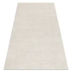 Creme Polypropylen Teppich 80x150 cm