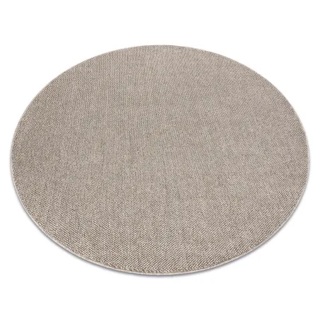 Brauner runder Polypropylen Teppich 80 cm für moderne Räume
