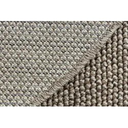 Braun Polypropylen Rundteppich 80 cm – Ansicht 3