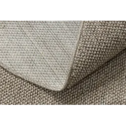 Braun Polypropylen Rundteppich 80 cm – Ansicht 4