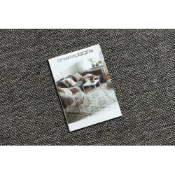 Grauer Polypropylen Rechteck Teppich – Ansicht 2