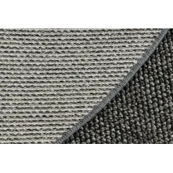 Grauer Polypropylen Rechteck Teppich – Ansicht 3