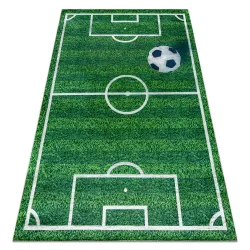 BAMBINO 51760 Waschteppich Spielfeld, Fußball für Kinder Anti-Rutsch - grün