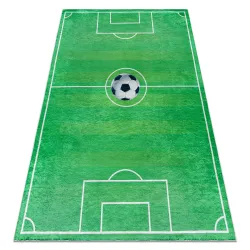 BAMBINO 9731 Waschteppich Spielfeld, Fußball für Kinder Anti-Rutsch - grün