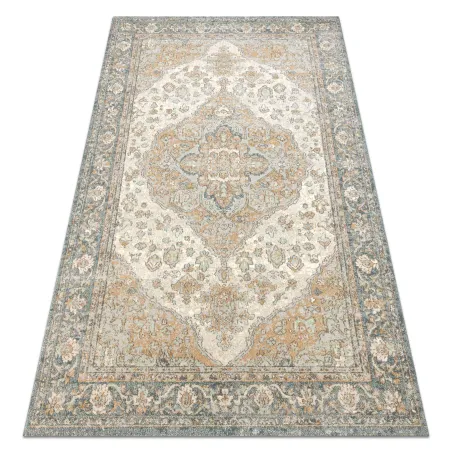 Dywan SOHO 477.01.LA113 wełniany OSTA - Ornament, rozeta naturalny zielony / beż