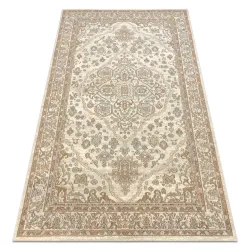 Teppich SOHO 477.01.LA100 Wollmischung OSTA - Ornament, Rosette beige