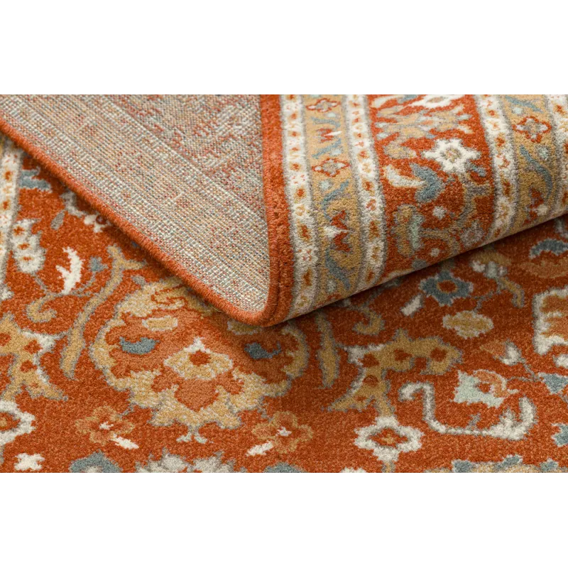 Dywan SOHO 477.26.LA300 wełniany OSTA - Ornament, ramka naturalny terakota / beż 