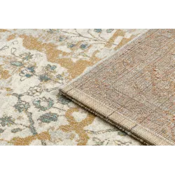 Dywan SOHO 477.04.LA113 wełniany OSTA - Ornament, ramka naturalny beż / brązowy 