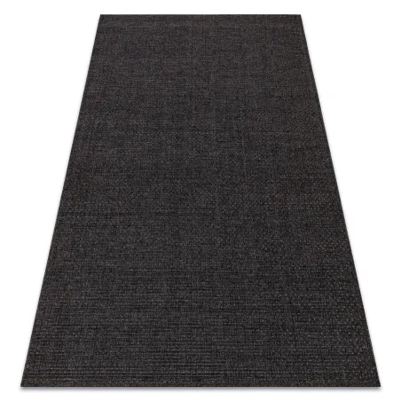 Sisal Teppich TIMO 6272 in Schwarz, perfekt für den Außenbereich