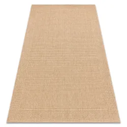 Sisal Teppich TIMO 5979 in dunkelbeige für den Außenbereich - 2. Wahl