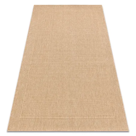 Sisal Teppich TIMO 5979 in dunkelbeige für den Außenbereich - 2. Wahl