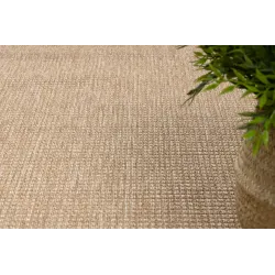 Sisal Teppich TIMO 5979 in dunkelbeige, ideal für den Wohnbereich
