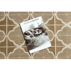 Eleganter Sisal Teppich in Beige, ideal für moderne Wohnräume