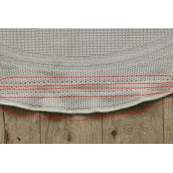 Runder Sisal Teppich TIMO 5979, ideal für Terrasse oder Garten