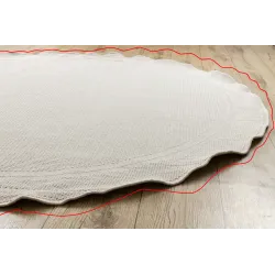 Runder Sisal Teppich TIMO 5979, perfekt für entspannende Außenbereiche