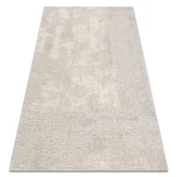 Teppich FLUX 461.2.AE120 Wollmischung OSTA - Abstraktion, strukturell, Loftstil Creme / Grau