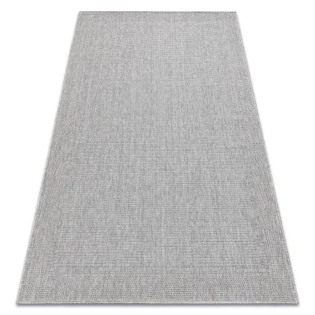 Sisal Teppich TIMO 5979 in hellgrau, perfekt für den Außenbereich geeignet