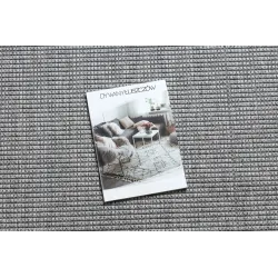 Hellgrauer Teppich TIMO 5979, stilvolles Accessoire für Garten und Terrasse