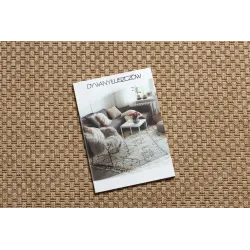 Dunkelbeige Sisal Teppich TIMO 6272 für den Garten, elegant und funktional