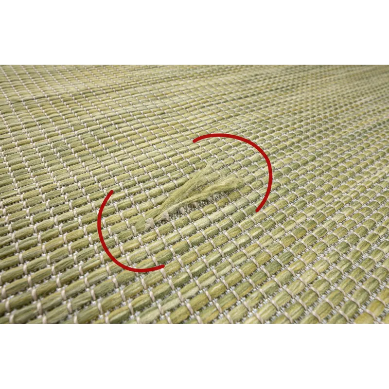 Grüner Sisal Teppich PATIO 2778, ideal für Wohnzimmer oder Schlafzimmer