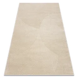 Teppich BALANCE 0194 taupe - Geometrisch, strukturell, glamourös