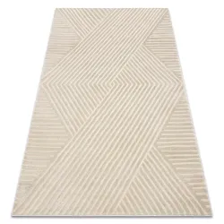Teppich BALANCE 1503 taupe - Geometrisch, strukturell, glamourös