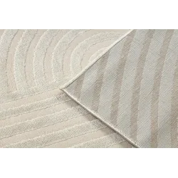 Dywan BALANCE 1921 taupe - Geometryczny, strukturalny, glamour 