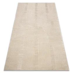 Teppich BALANCE 9086 taupe - Geometrisch, strukturell, glamourös