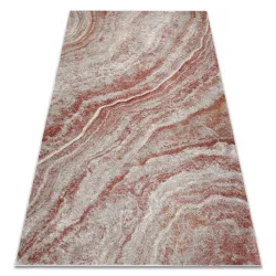 Teppich FUSION 9776 beige / terrakotta - Abstraktion, modern, geometrisch