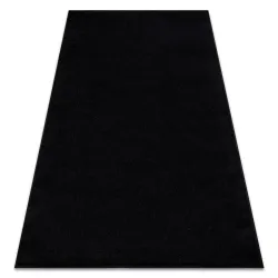 Teppich ETON PLUS schwarz einfarbig, uni, glatt
