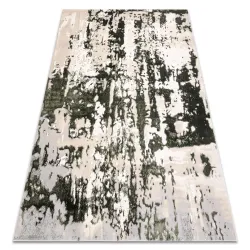 Teppich ALLURE 9428 Abstraktion - Strukturell, stilvoll, glamourös grün / beige
