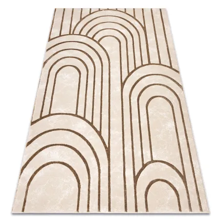 Dywan ALLURE 5756 Geometryczny - Strukturalny, stylowy, glamour beż