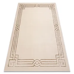 Teppich ALLURE 1907 Griechisch, Rahmen - Strukturell, stilvoll, glamourös beige