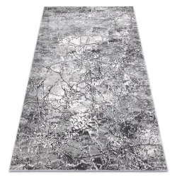 Teppich ALLURE 5716 Stein - Strukturell, stilvoll, Glamour hellgrau / grau