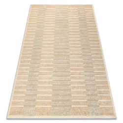 Teppich FLUX 461.124.SA110 Wolle OSTA - Geometrisch, strukturiert, Loft Beige / Creme