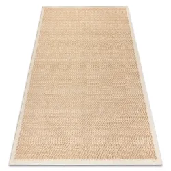 Teppich FLUX 461.139.SA130 Wollmischung OSTA - Geometrisch, strukturell, Loft-Stil beige / creme