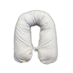 Kissenbezug für Babykissen Weiß 25x145 cm