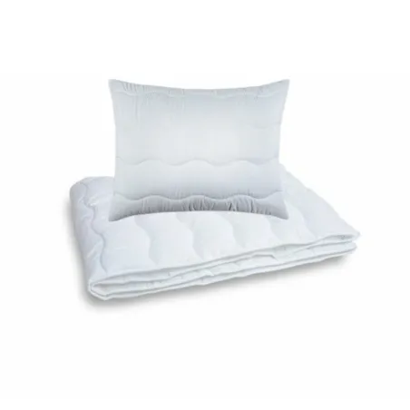 Set Bettdecke 140x200 cm und Kopfkissen 70x90 cm Classic – ganzjährig, antiallergisch, Schlafzimmer