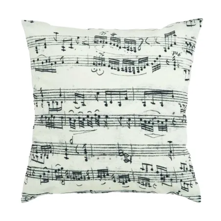 Dekoratives Kissen Music 45x45 cm mit buntem Muster, ideal für das Wohnzimmer