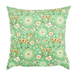 Dekoratives Kissen Hirschkind 45x45 cm mit Waldmotiv, ideal für das Wohnzimmer