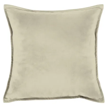 Dekokissen Plyš 45x45 cm in perlfarben, ideal für das Wohnzimmer