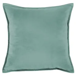 Dekoratives Plüschkissen 45x45 cm in Minzgrün