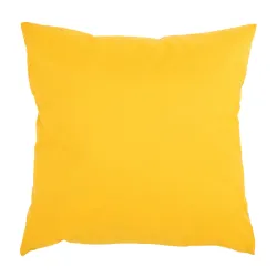 Gelbes Dekokissen 45x45 cm für den Außenbereich, stilvolles Gartenaccessoire