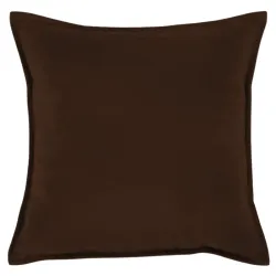Dekoratives Kissen Plyš 45x45 cm - Dunkelbraun, weich und stilvoll für die Inneneinrichtung
