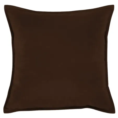 Dekoratives Kissen Plyš 45x45 cm - Dunkelbraun, weich und stilvoll für die Inneneinrichtung