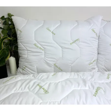Aloe Vera Green Kissen 50x70 cm – weiches, hypoallergenes Deluxe Kissen