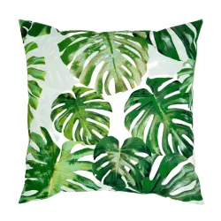 Jungle Dekokissen 60x60 cm mit tropischem Muster, ideal für das Wohnzimmer