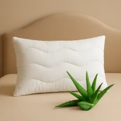 Aloe Vera Kissen – Natürlich, hypoallergen, waschbar 60x60 cm