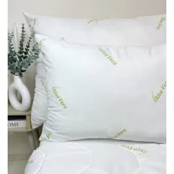 Aloe Vera Green Kissen 40x40 cm – Ungefüttert, 1+1 gratis, antibakteriell