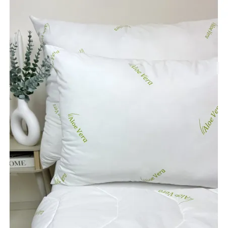 Aloe Vera Green Kissen 70x90 cm – antibakteriell, Deluxe Kissen